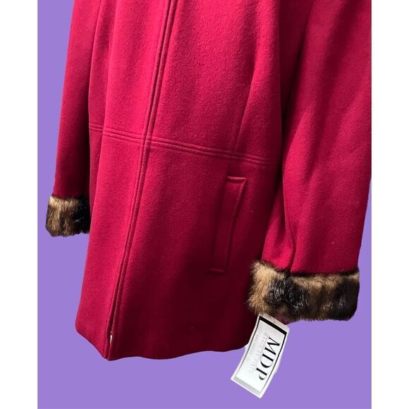 Mario De Pinto Luxurious Wool/Nylon Coat / SZ: 1X / NWT - Picture 6 of 9